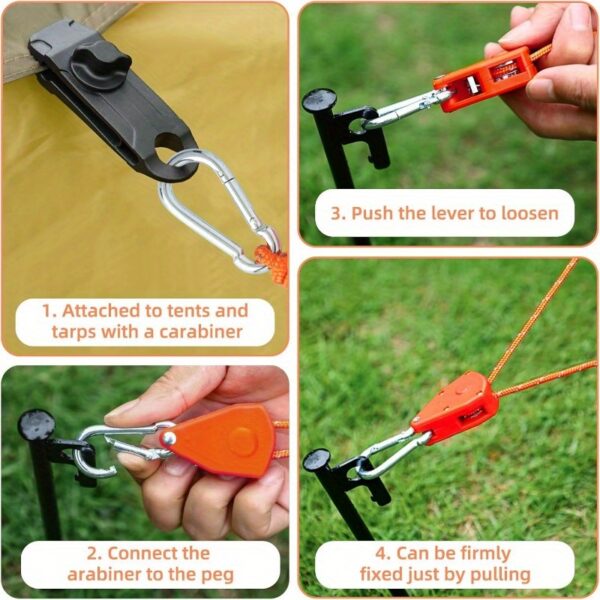Adjustable Camping Rope Pulley - Image 2