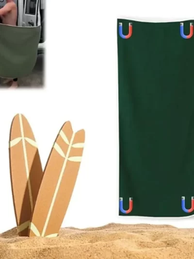 Outdoor Magnetic Quick-Drying & Sand-Proof Beach Towel