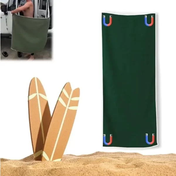 Outdoor Magnetic Quick-Drying & Sand-Proof Beach Towel