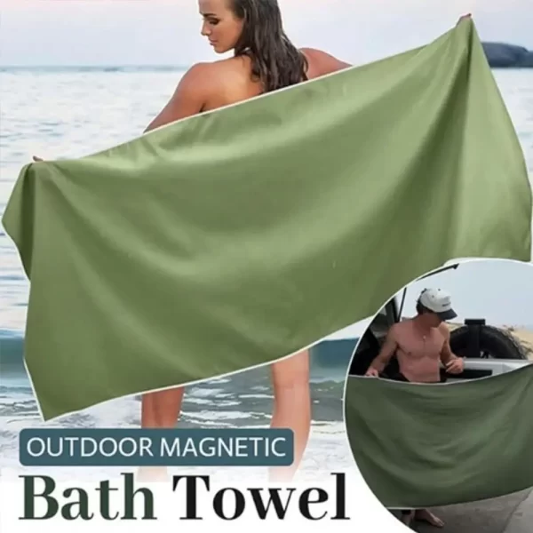 Outdoor Magnetic Quick-Drying & Sand-Proof Beach Towel - Image 2