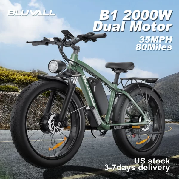 BLVALL B1 ZEEGR F1 48V 2000W Full Suspension E-Bike - Image 8
