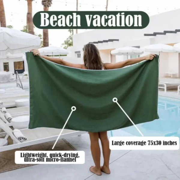 Outdoor Magnetic Quick-Drying & Sand-Proof Beach Towel - Image 3
