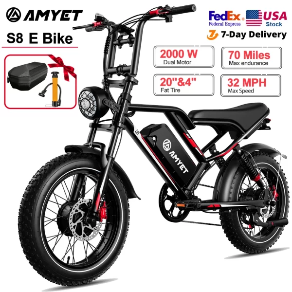 AMYET S8 Adults Electric Bike - Image 3