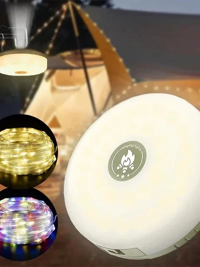 4-in-1 Camping Light LED Reel String Lights