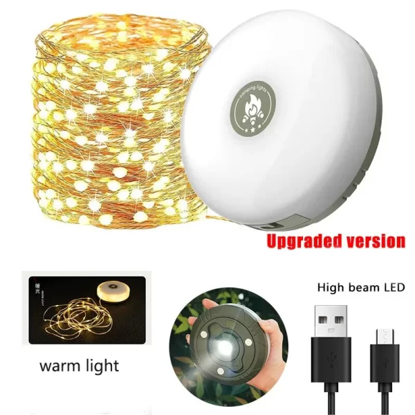 4-in-1 Camping Light LED Reel String Lights - Image 7