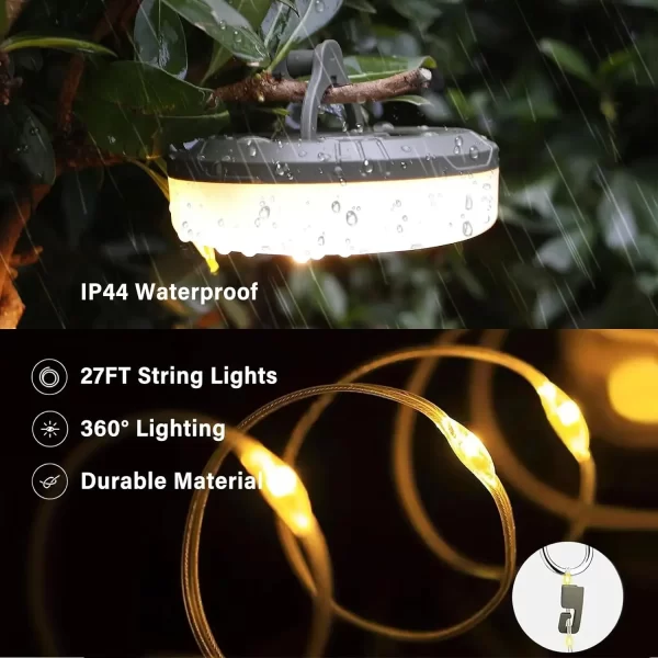 4-in-1 Camping Light LED Reel String Lights - Image 5