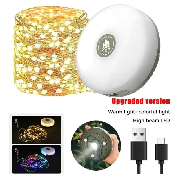 4-in-1 Camping Light LED Reel String Lights - Image 8