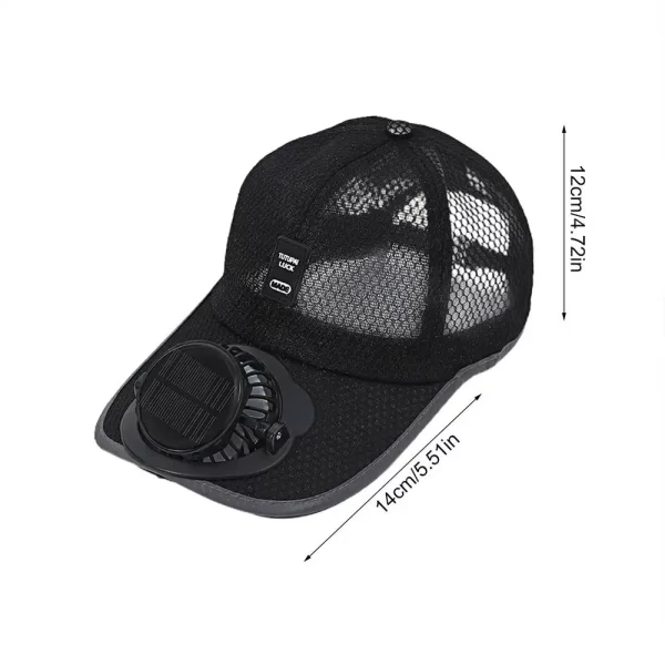 Cap with Solar Fan - Image 8