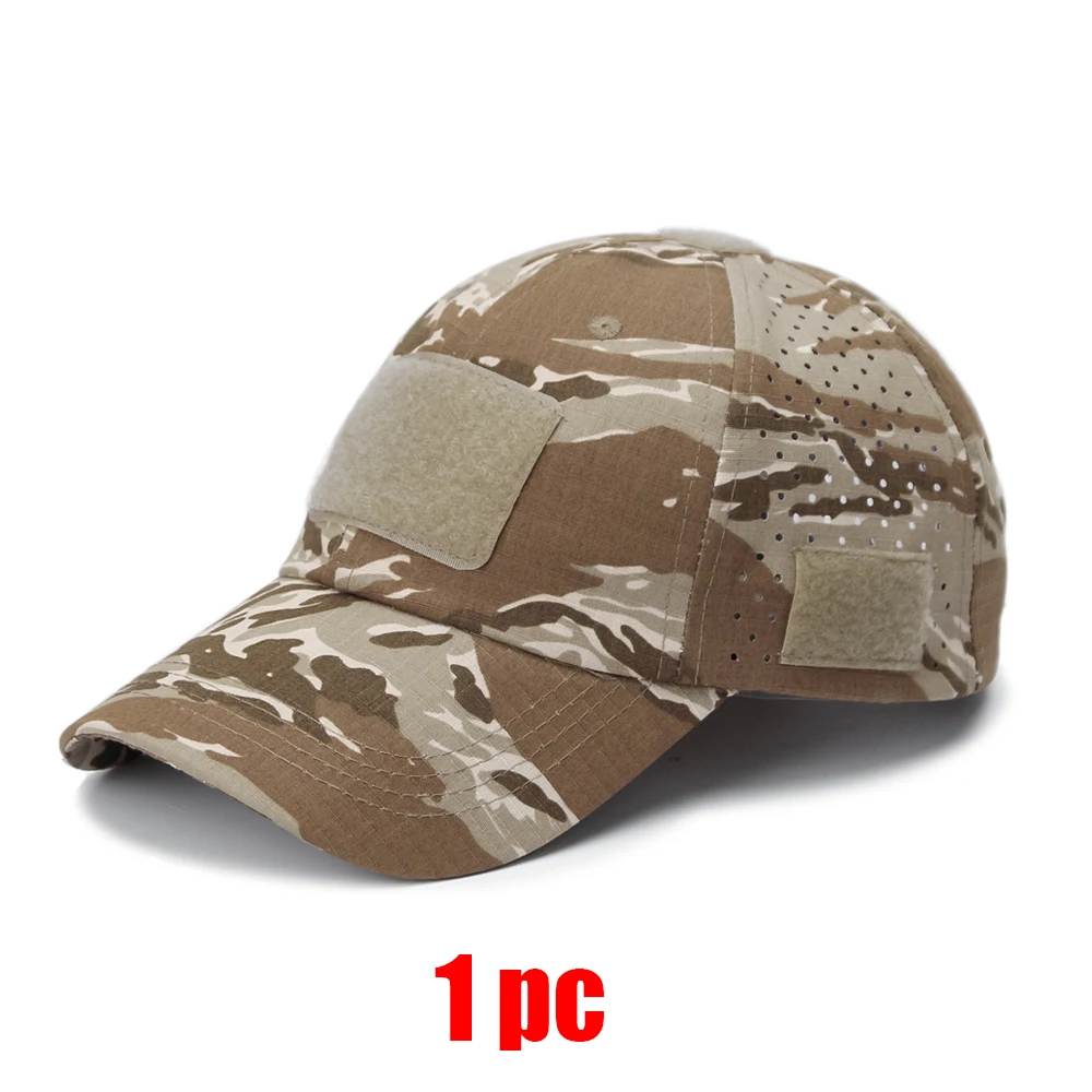 Camouflage Built-in Sunglasses Slot Cap - Image 36
