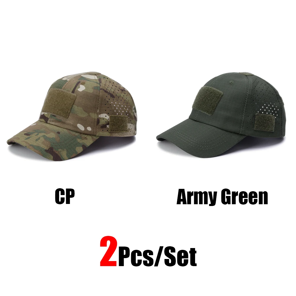 Camouflage Built-in Sunglasses Slot Cap - Image 28