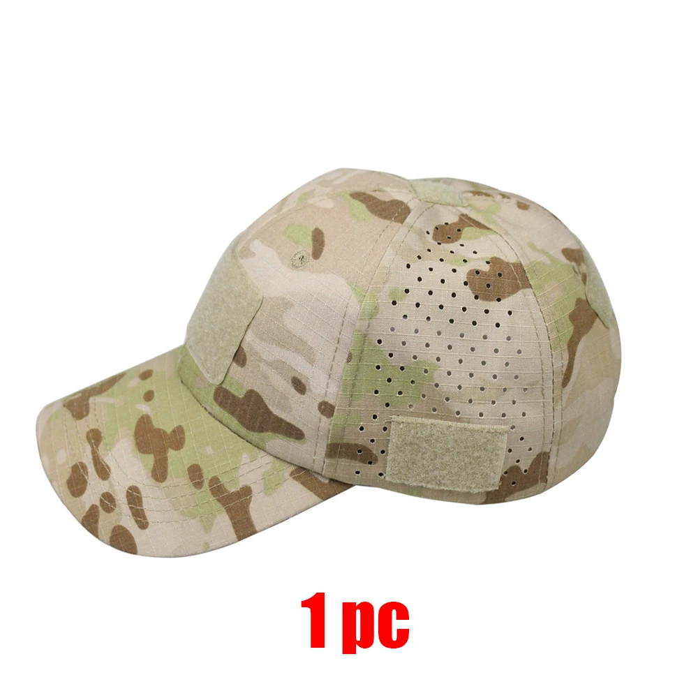 Camouflage Built-in Sunglasses Slot Cap - Image 11
