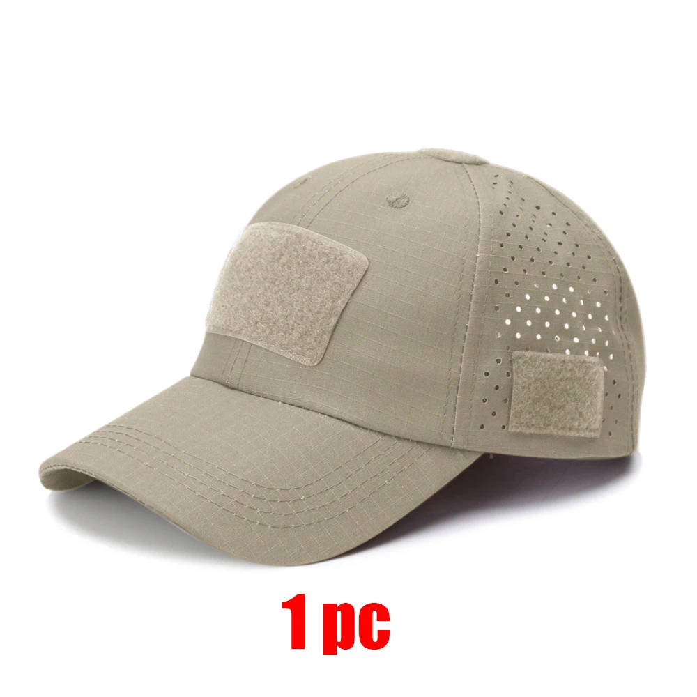 Camouflage Built-in Sunglasses Slot Cap - Image 12